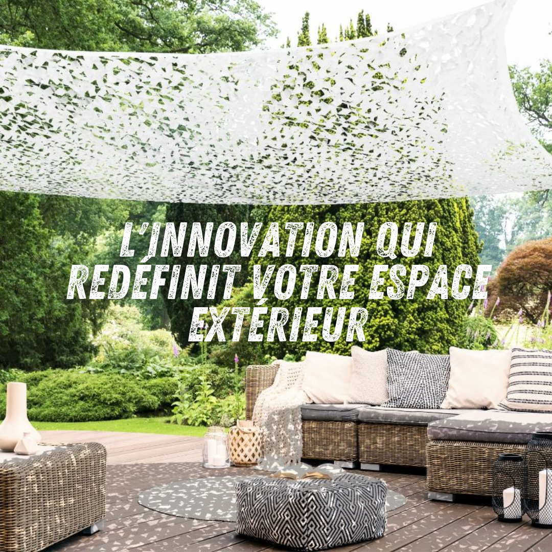 Découvrez le voile d ombrage camouflage : l'innovation qui redéfinit votre espace extérieur