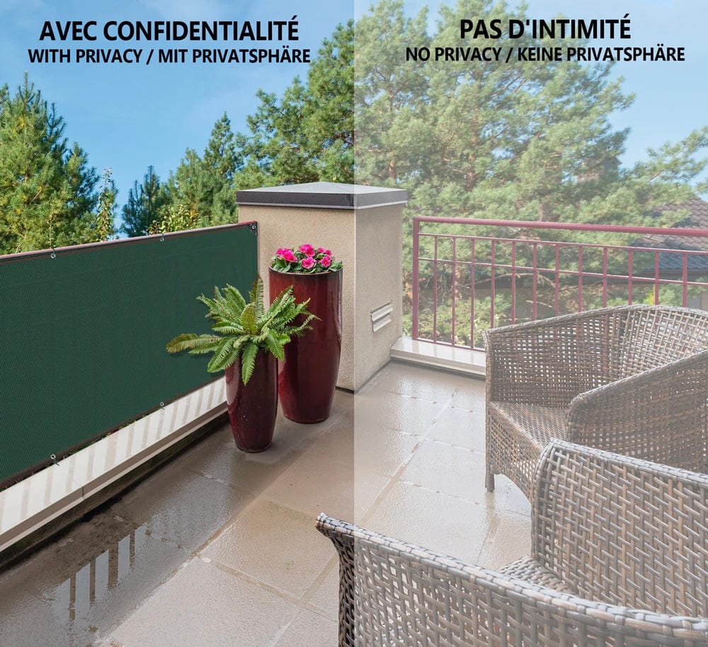 Brise vue balcon - Vert