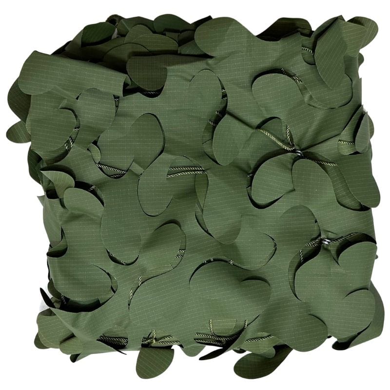 Filet de camouflage triangulaire vert