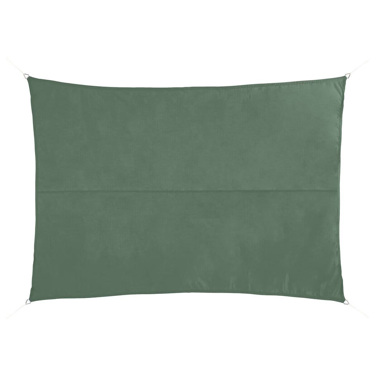 Voile d'ombrage rectangulaire - Vert olive