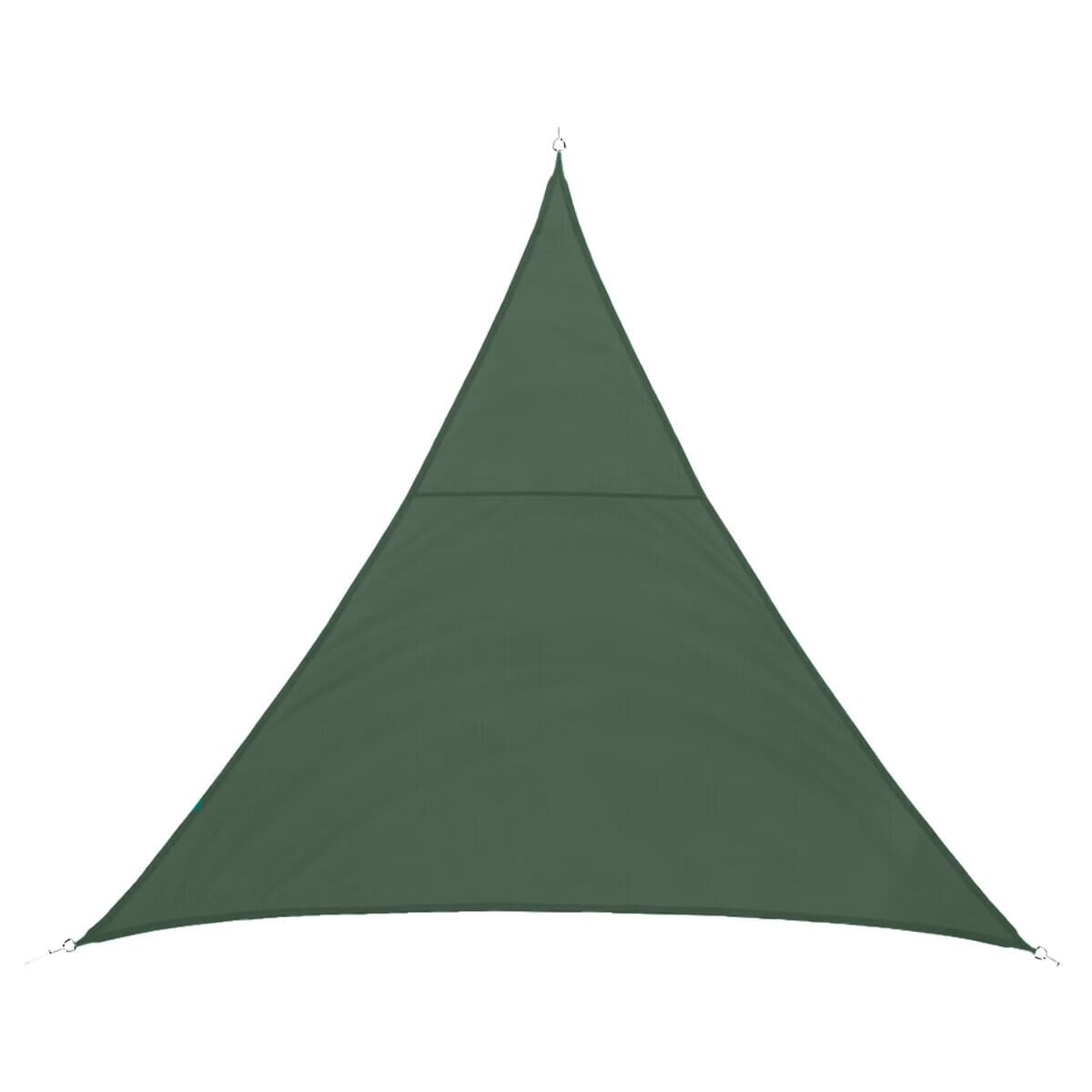 Voile d'ombrage triangulaire - Vert olive